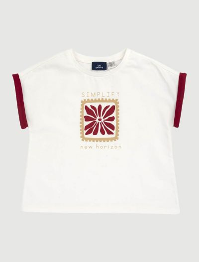 T-shirt manica corta Chicco - bianco