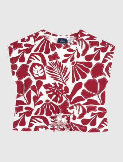 T-shirt manica corta Chicco - fantasia rosso