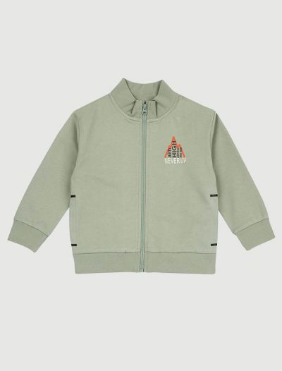 Maglia in felpa aperta Chicco - verde