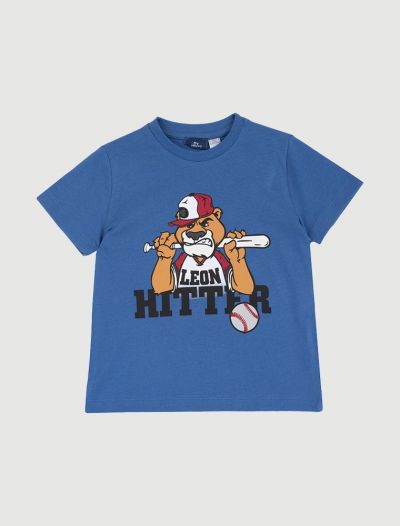 T-shirt manica corta Chicco - bluette