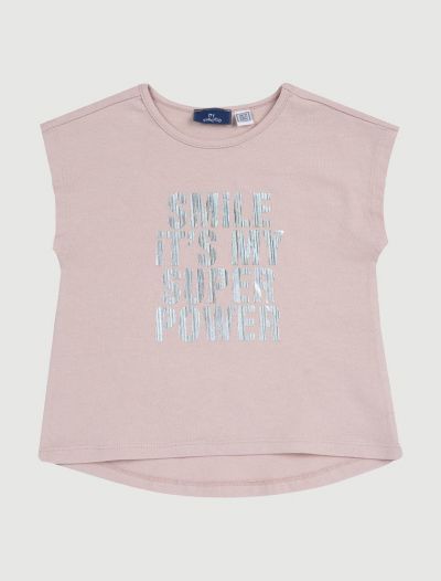 T-shirt manica corta Chicco - rosa