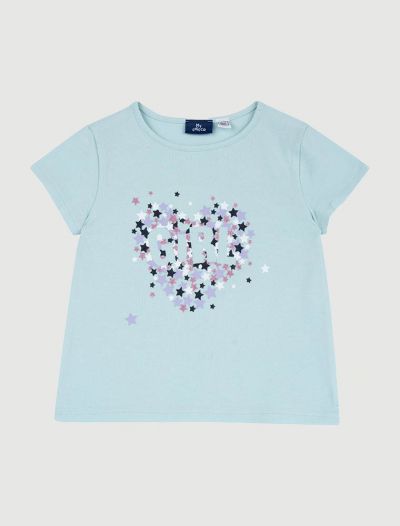 T-shirt manica corta Chicco - acqua