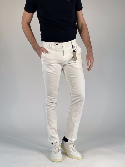 Pantalone casual Manuel Ritz - bianco