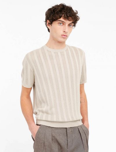 Maglia manica corta Manuel Ritz - beige