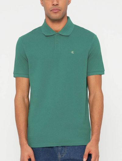 Polo manica corta Calvin Klein - green