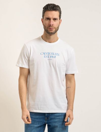 T-shirt manica corta Calvin Klein - bright white