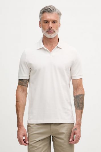 Polo manica corta Calvin Klein - white