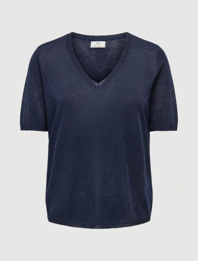 Maglia manica corta Jdy - blu notte