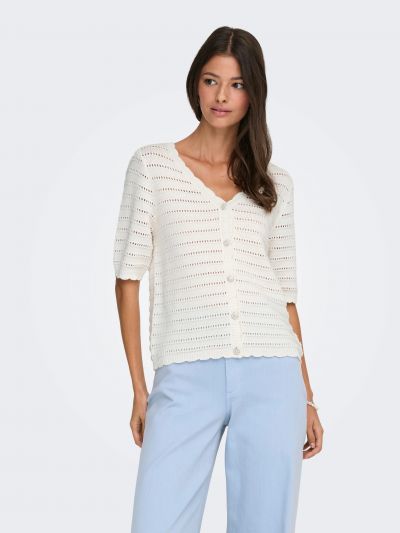 Maglia manica corta Jdy - cloud dancer