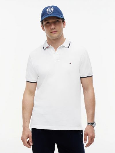 Polo manica corta Tommy Hilfiger - white