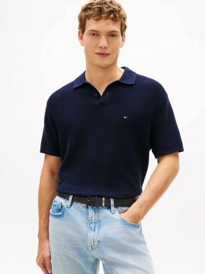Polo manica corta Tommy Hilfiger - sky