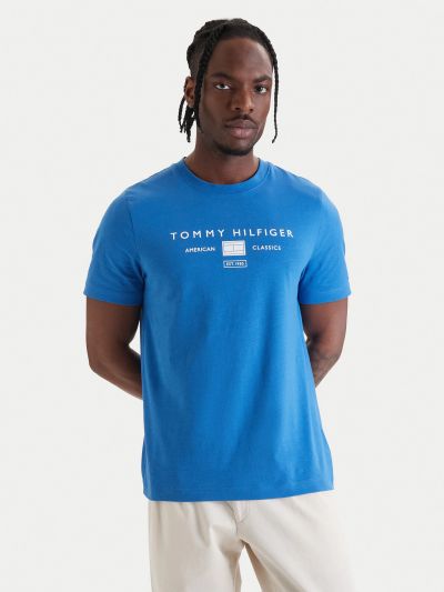 T-shirt manica corta Tommy Hilfiger - blue