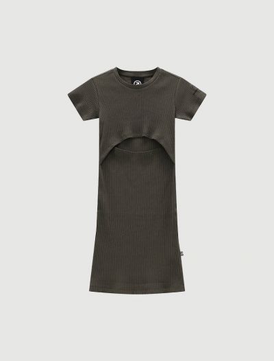 Abito manica corta Uncoventional - marrone