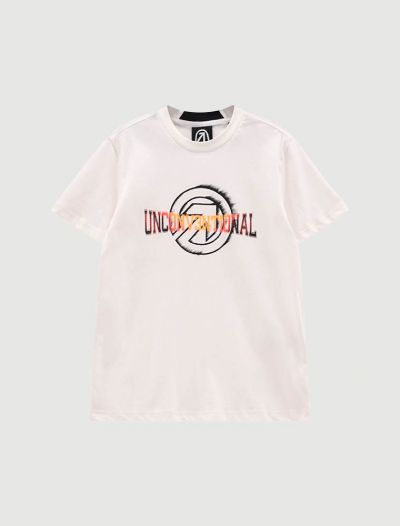 T-shirt manica corta sportiva Uncoventional - milk