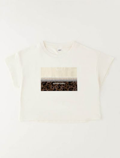 T-shirt manica corta I Do - panna