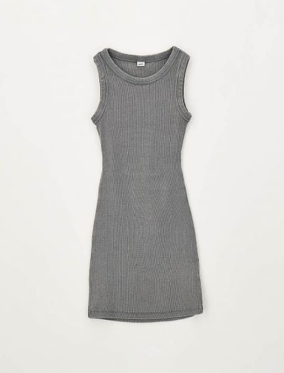 Abito manica corta I Do - grigio scuro