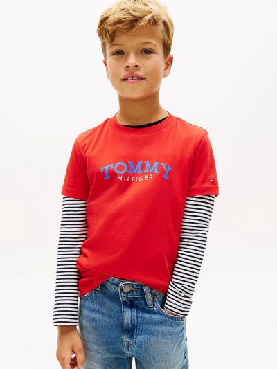 T-shirt manica corta Tommy Hilfiger - red