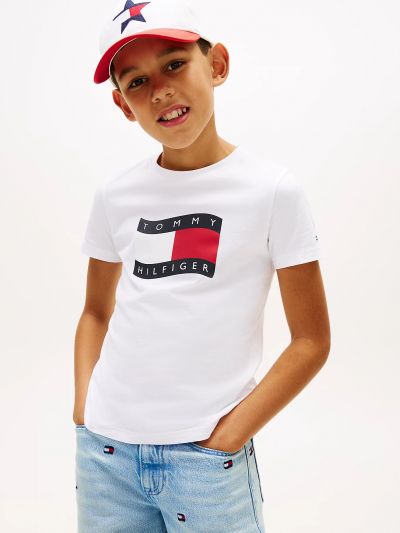 T-shirt manica corta Tommy Hilfiger - white