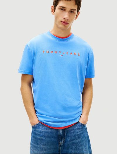 T-shirt manica corta Tommy Jeans - oceano