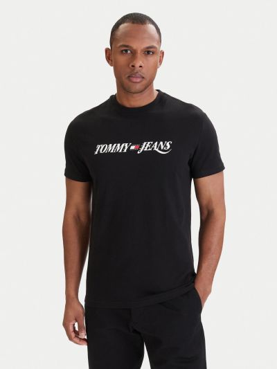 T-shirt manica corta Tommy Jeans - black