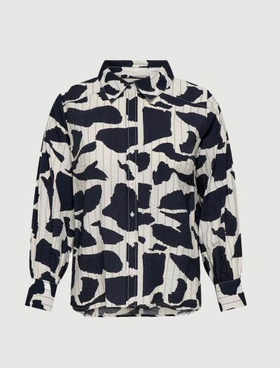 Camicia con colletto. chiusura con bo... - cloud dancer