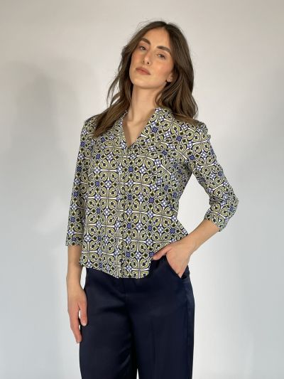 Camicia manica lunga Emme - pervinca