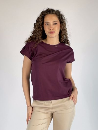 T-shirt manica corta Emme - ametista