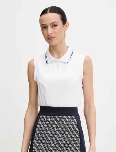 Polo manica corta Guess - white