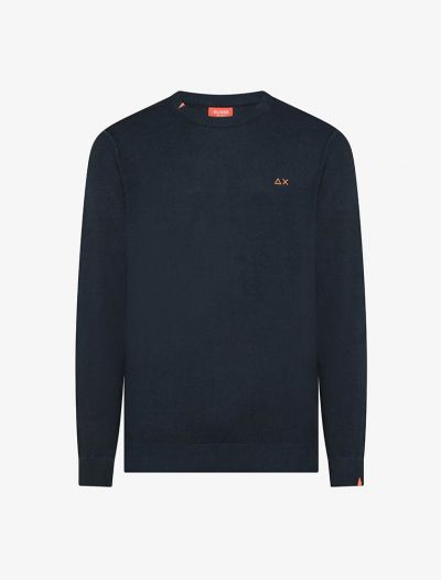 Maglia manica lunga Sun68 - navy blu