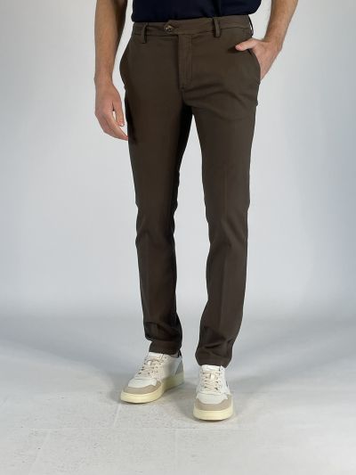 Pantalone casual Teleria Zed - moro