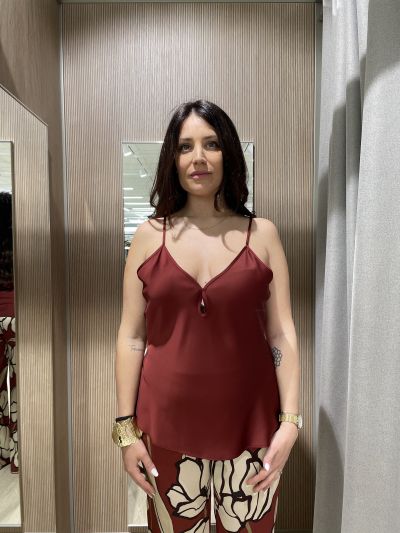 Top Diana Gallesi - rosso india