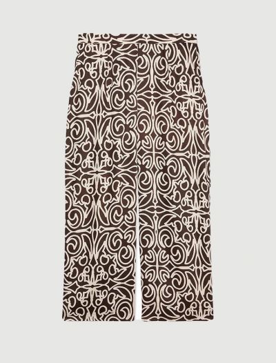 Pantalone curvy Luisa Viola - moro