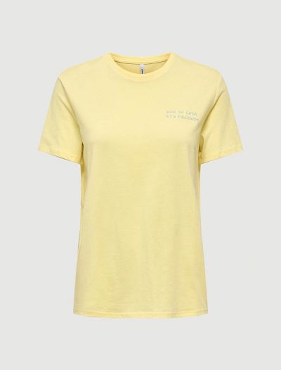 T-shirt manica corta Only - banana