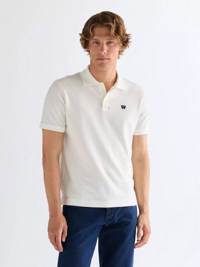 Polo manica corta Wrangler - white