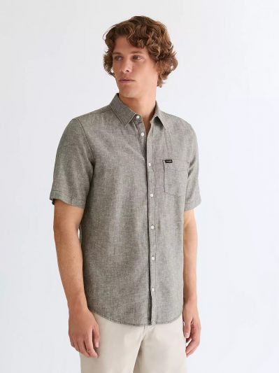 Camicia manica corta casual Wrangler - militare