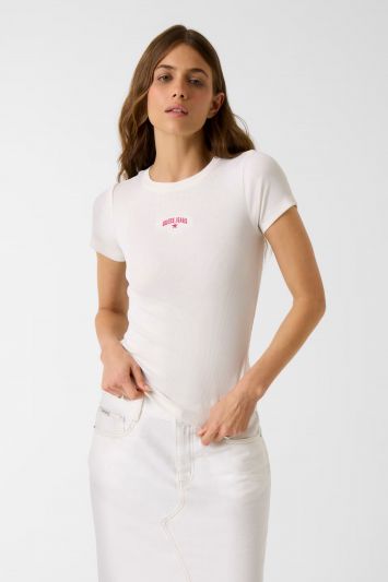 T-shirt manica corta Guess Jeans - bianco