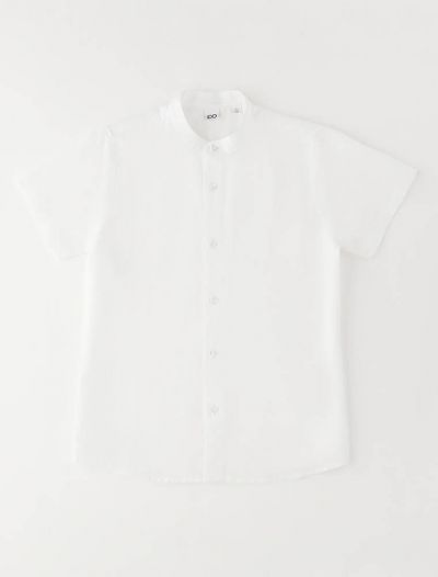 Camicia manica corta I Do - white