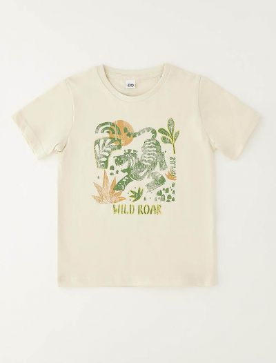 T-shirt manica corta I Do - ecru