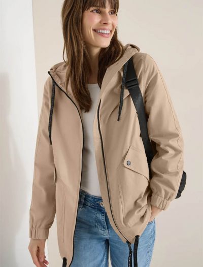 Giaccone curvy Cecil - beige