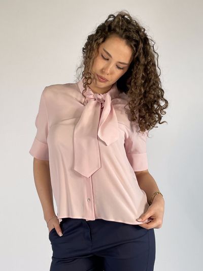 Camicia manica corta Iblues - cipria