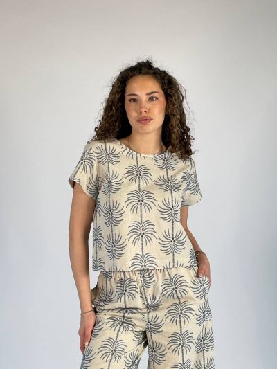 Camicia manica corta Iblues - ecru