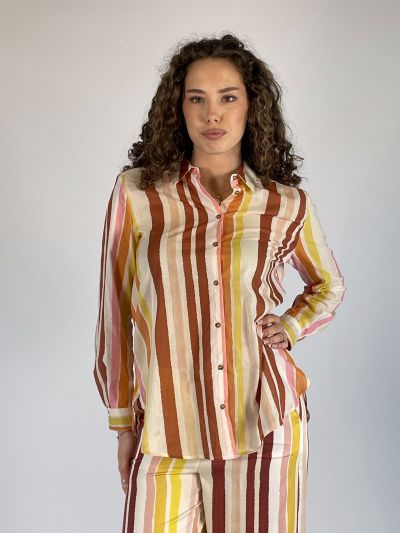 Camicia manica lunga Iblues - ecru