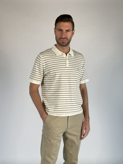 Polo manica corta Fynch-hatton - riga verde