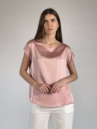 Camicia manica corta Artigli - cipria