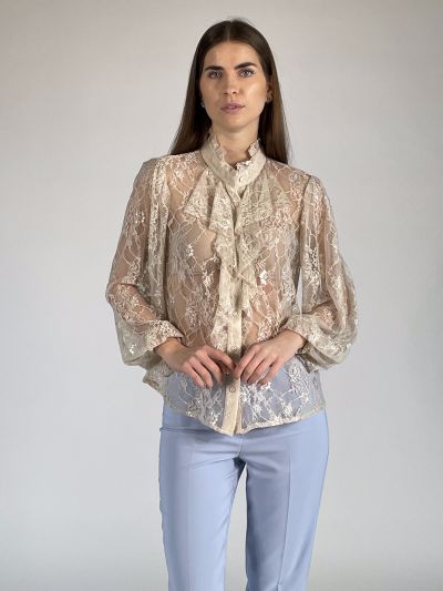 Camicia manica lunga giovane Artigli - avorio