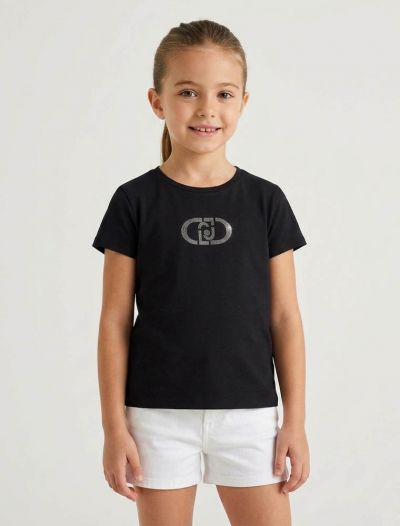 T-shirt manica corta Liu Jo - nero