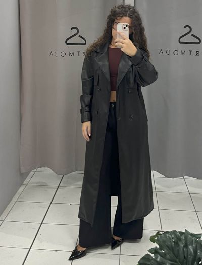Trench Auda - nero