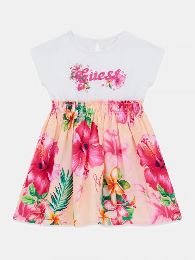 Abito manica corta Guess - bianco