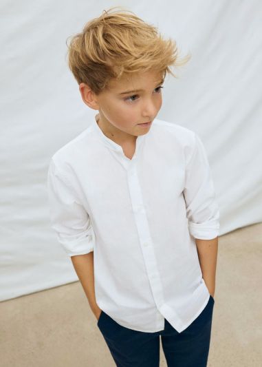 Camicia manica lunga Mayoral - bianco