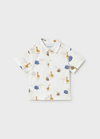 Camicia manica corta Mayoral - bianco